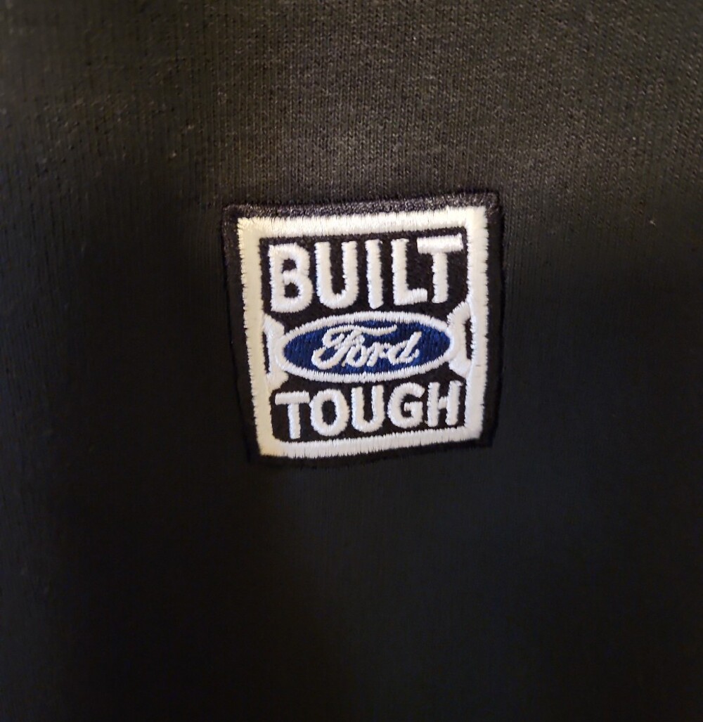 Carhartt Ford Collab Black Half-Zip Pullover Sweatshirt - Picture 4 of 8